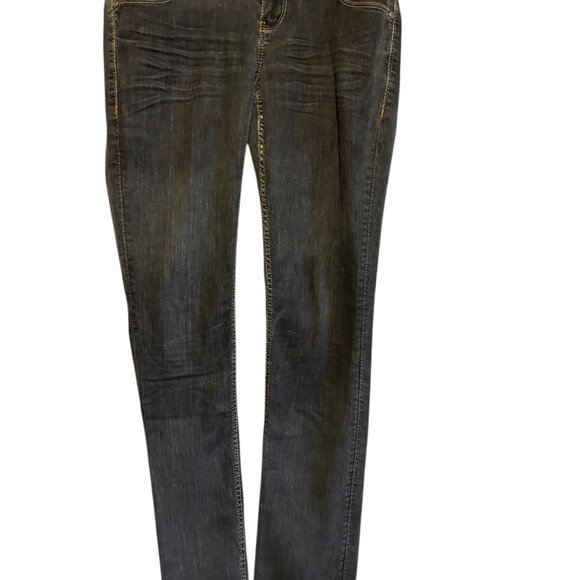 COOGI Authentic Sexy Denim Jeans Embroidered Pockets Signature Size 7/8 - Picture 3 of 7